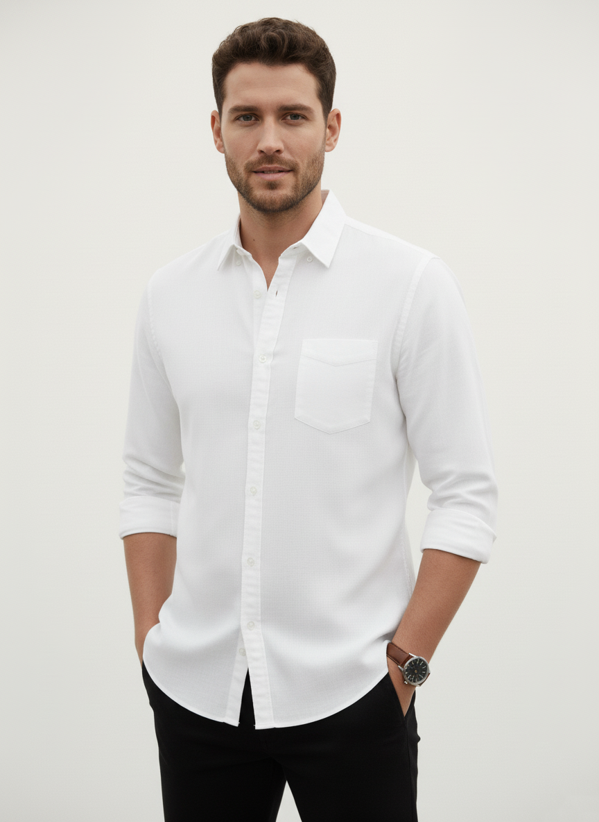White Shirt Casual & Formal