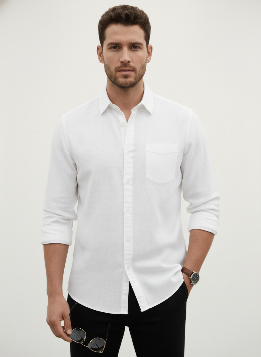 White Shirt Casual & Formal